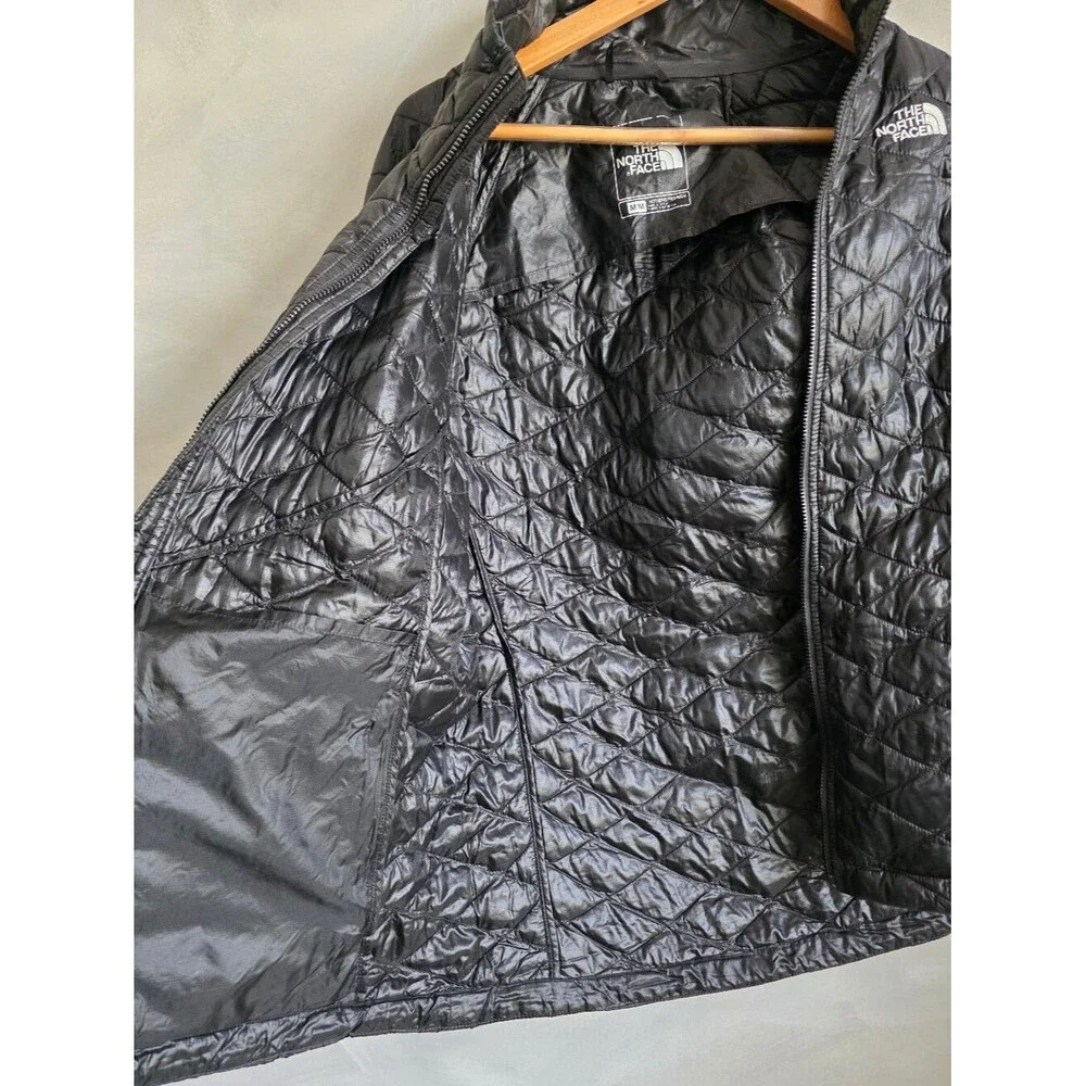 The North Face Thermoball Insulated Black Puffer Jacket Womens Sz M